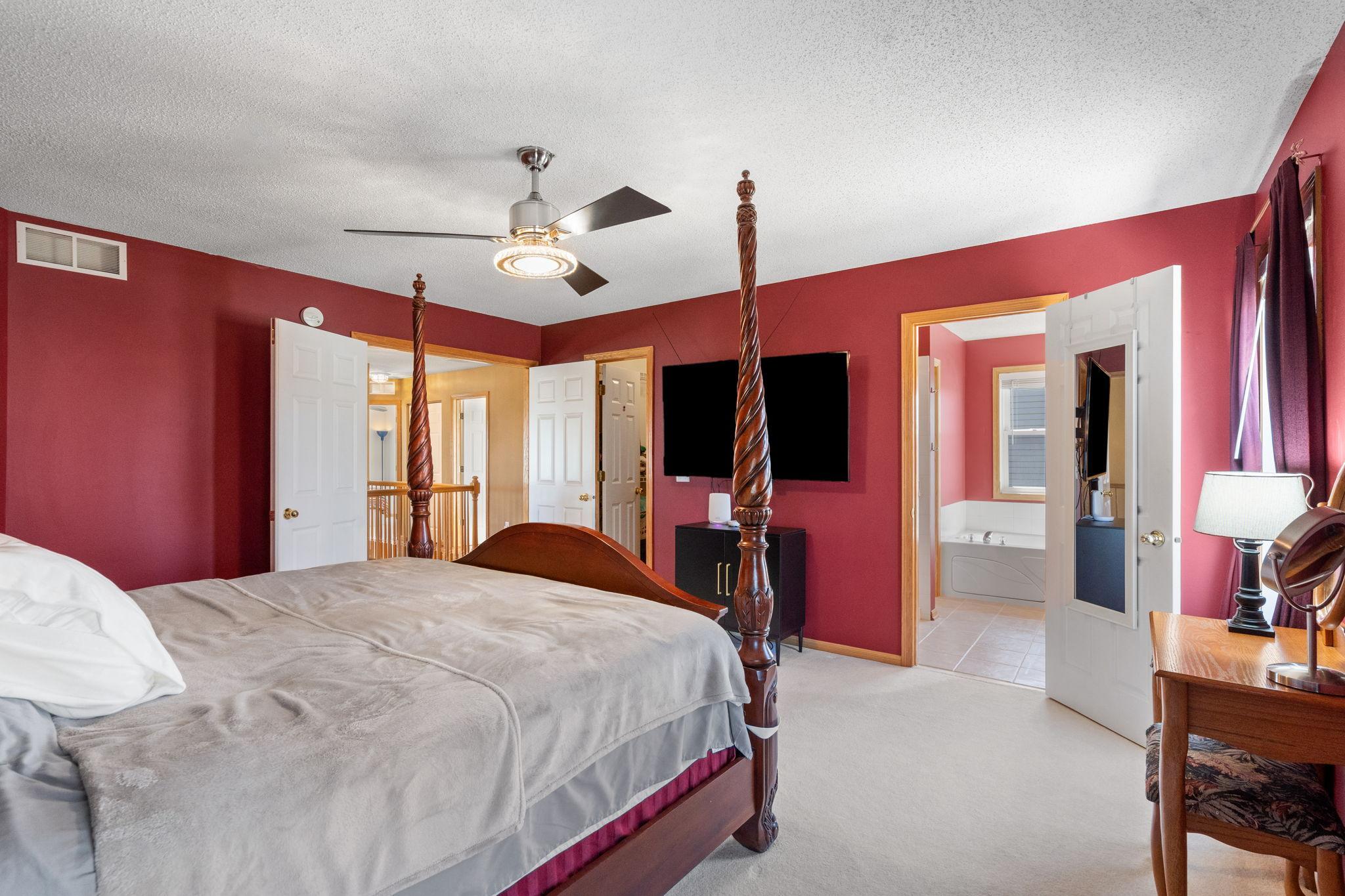 Walk in closet and primary bathroom!