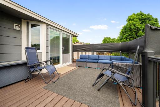 Enjoy summer BBQ's on your maintenance free deck.