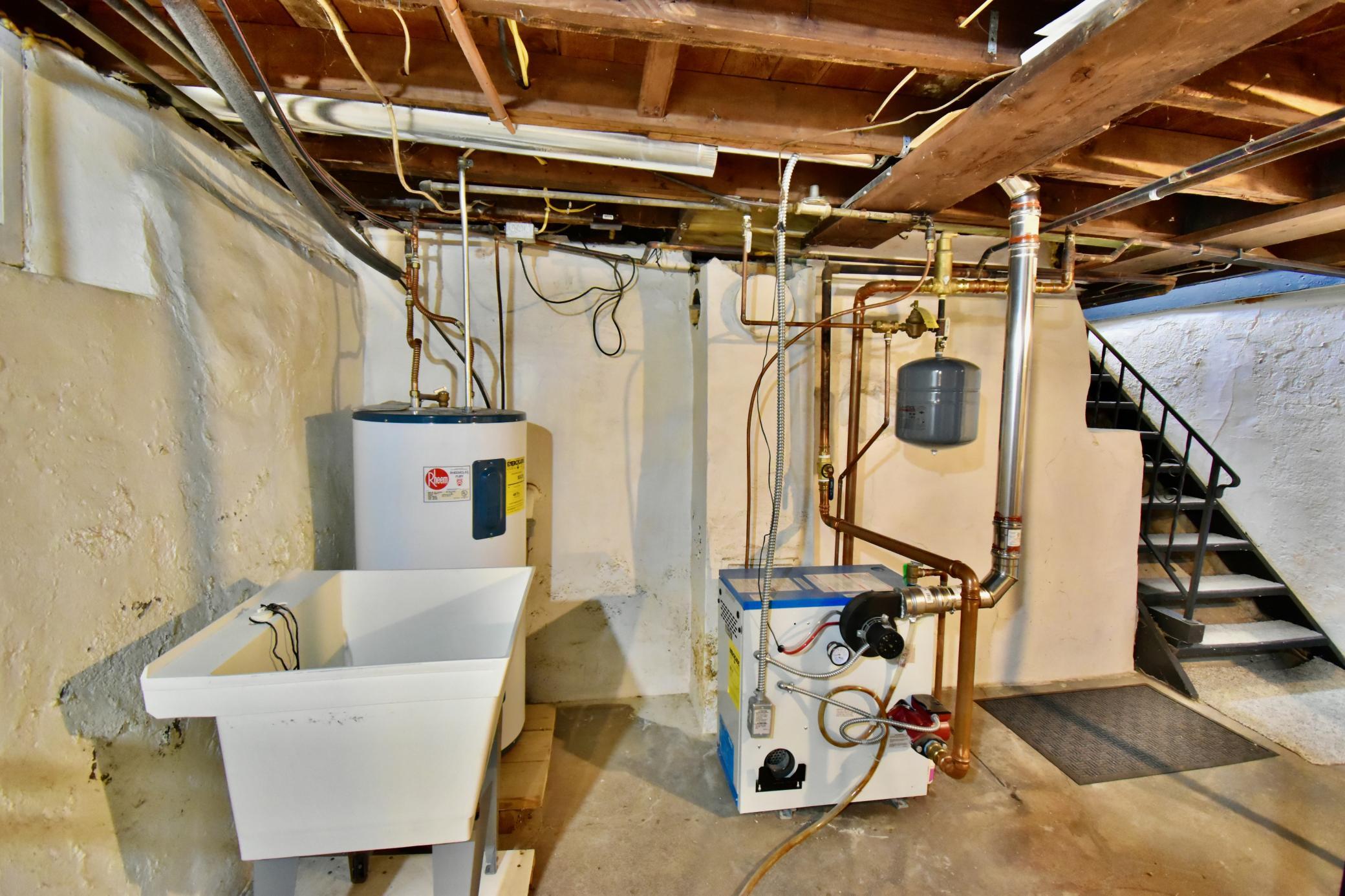 Lower level is extremely clean and dry, boiler was replaced in 2020
