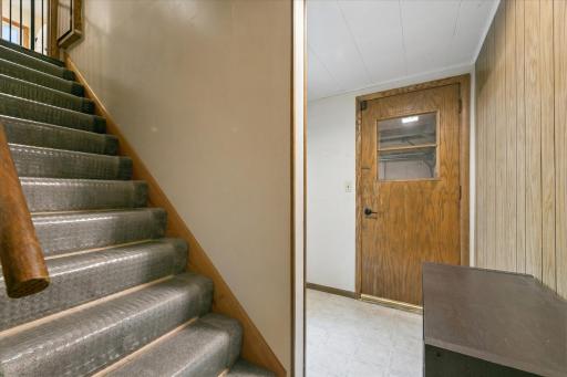 Lower level door to garage