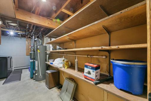 Storage shelves