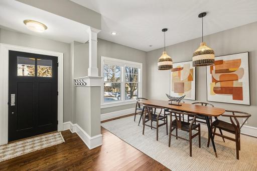 The dining room is where meals become moments.