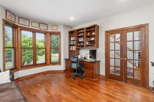 Another view of the office, could be a library or music room
