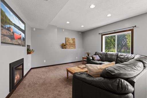 The finished walkout lower level creates a second living space perfect for entertaining, overnight guests, multi generational living, or working from home.