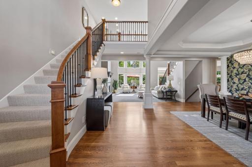 Welcome to your new home at 2932 Fairway Drive with floor to ceiling windows, grand yet elegant details, real plank hardwood floors plus 2 staircases to upper level.