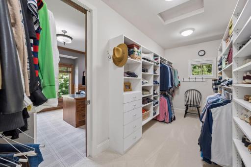 Third view for continuation of your primary closet which awaits YOU! Ideal window as well for extra lighting.