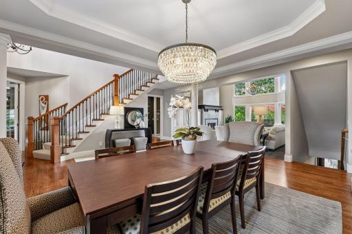 Buyers will love this floor plan as the flow is open and excludes no one from all the action. Main level primary entrance is in the middle prior to the living room. Staircase to lower level on the right.