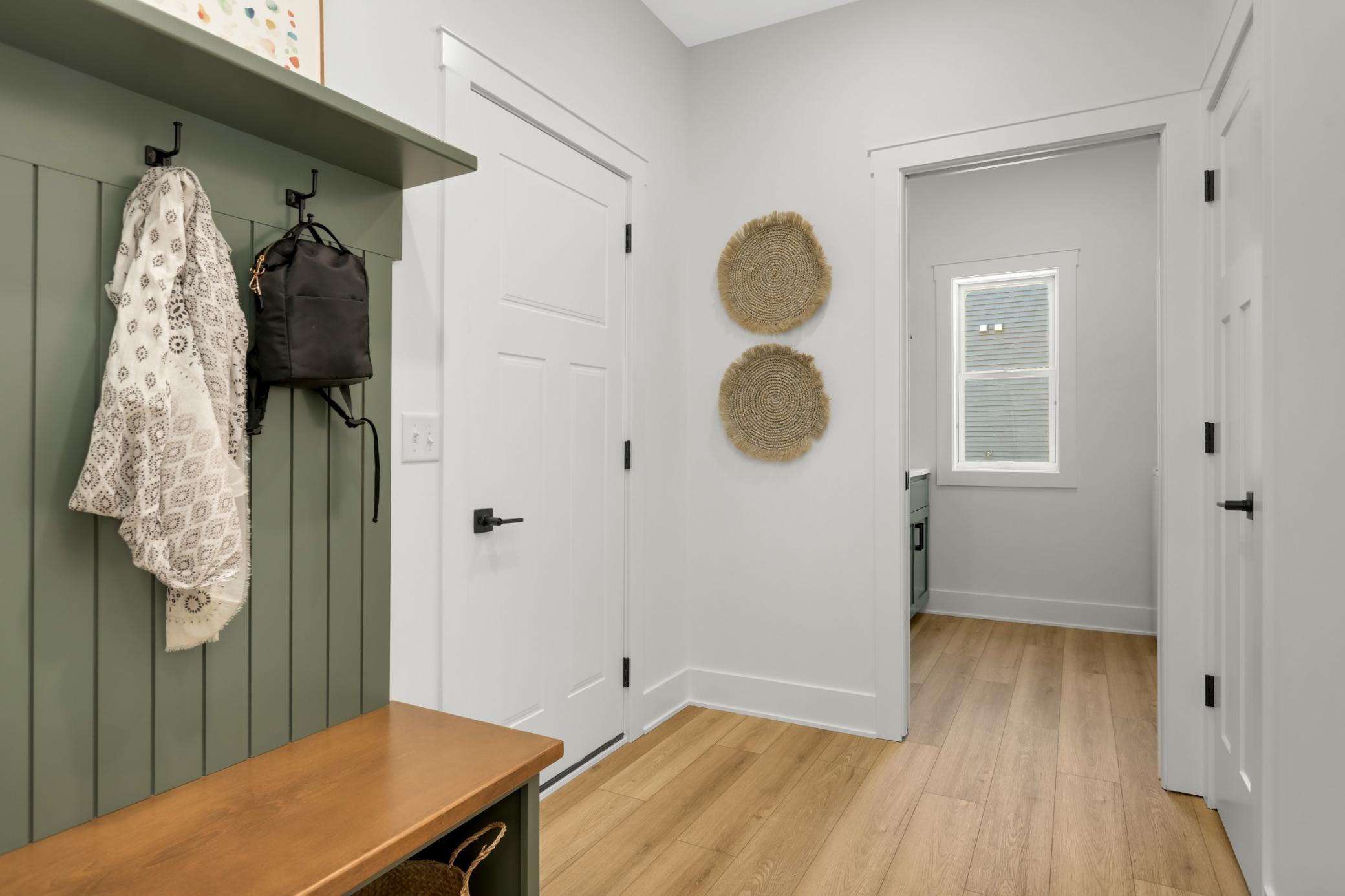 Mud Room with built-in bench