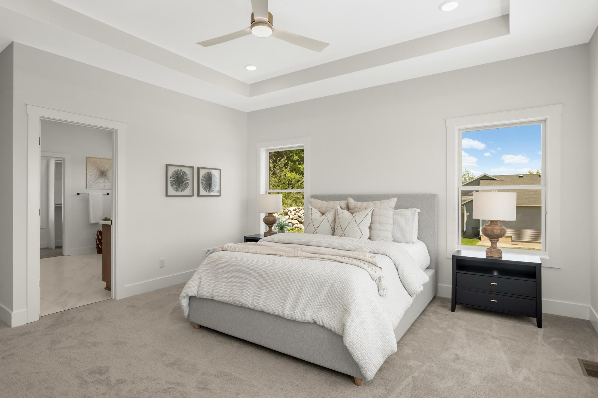 Tray Ceilings & Ceiling Fan