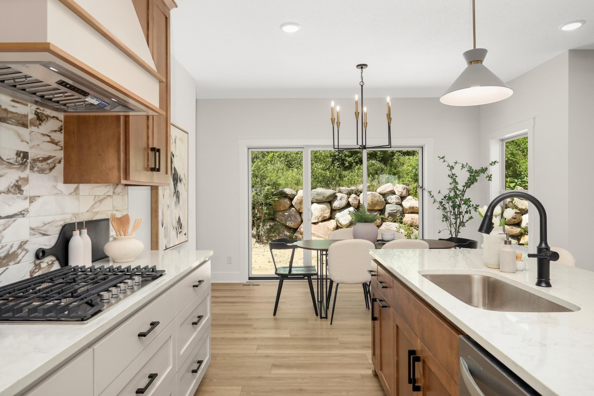 Designer lighting throughout