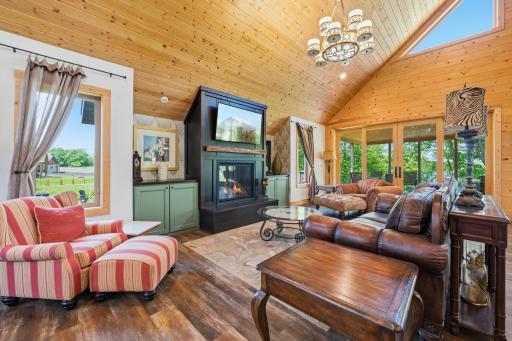 Beautiful Ceilings, Built- Ins , Fireplace