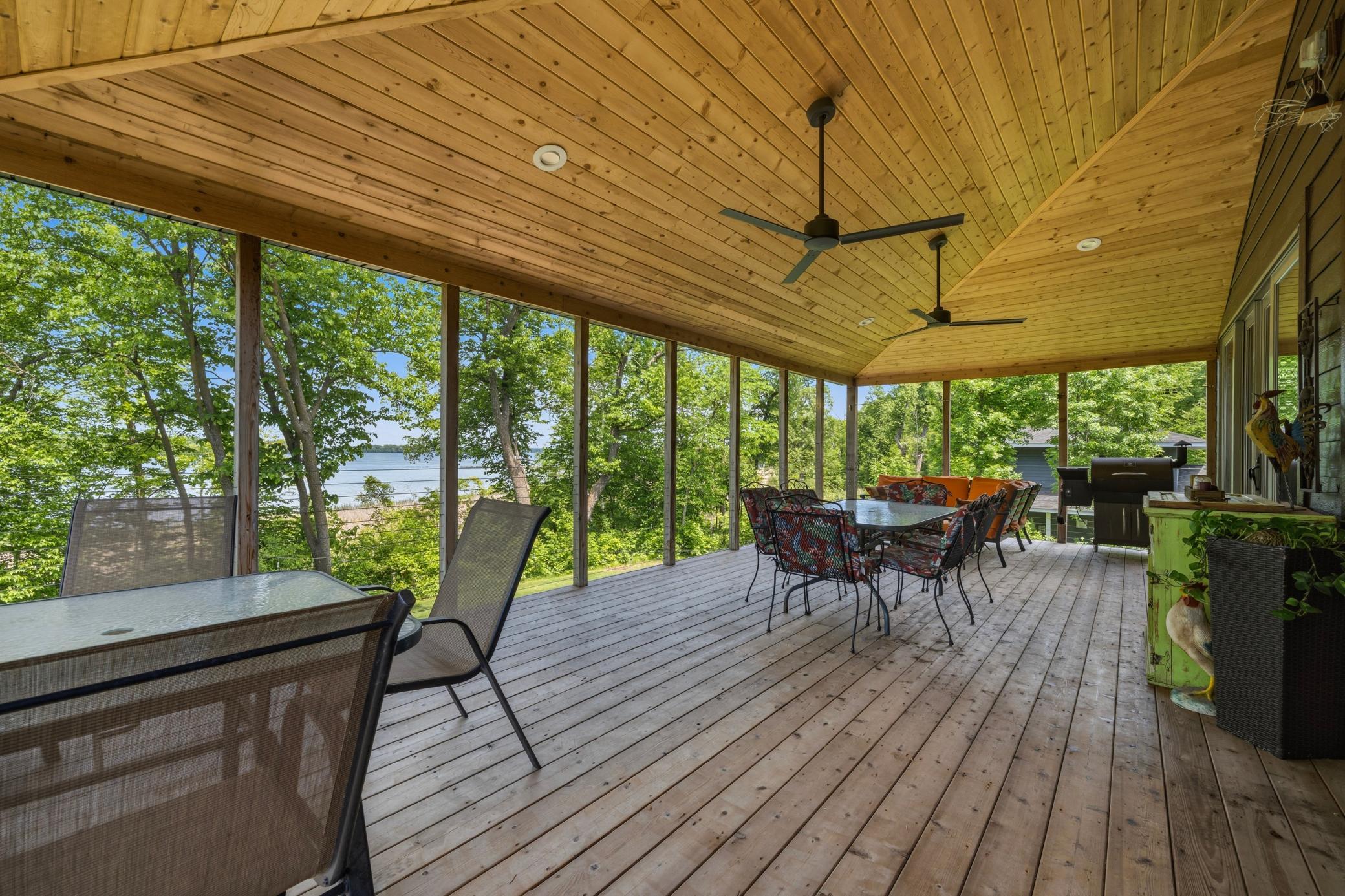 Upper Deck With Great Views Of The Lake