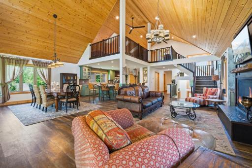 Main Level To Kitchen And Large Dining Area