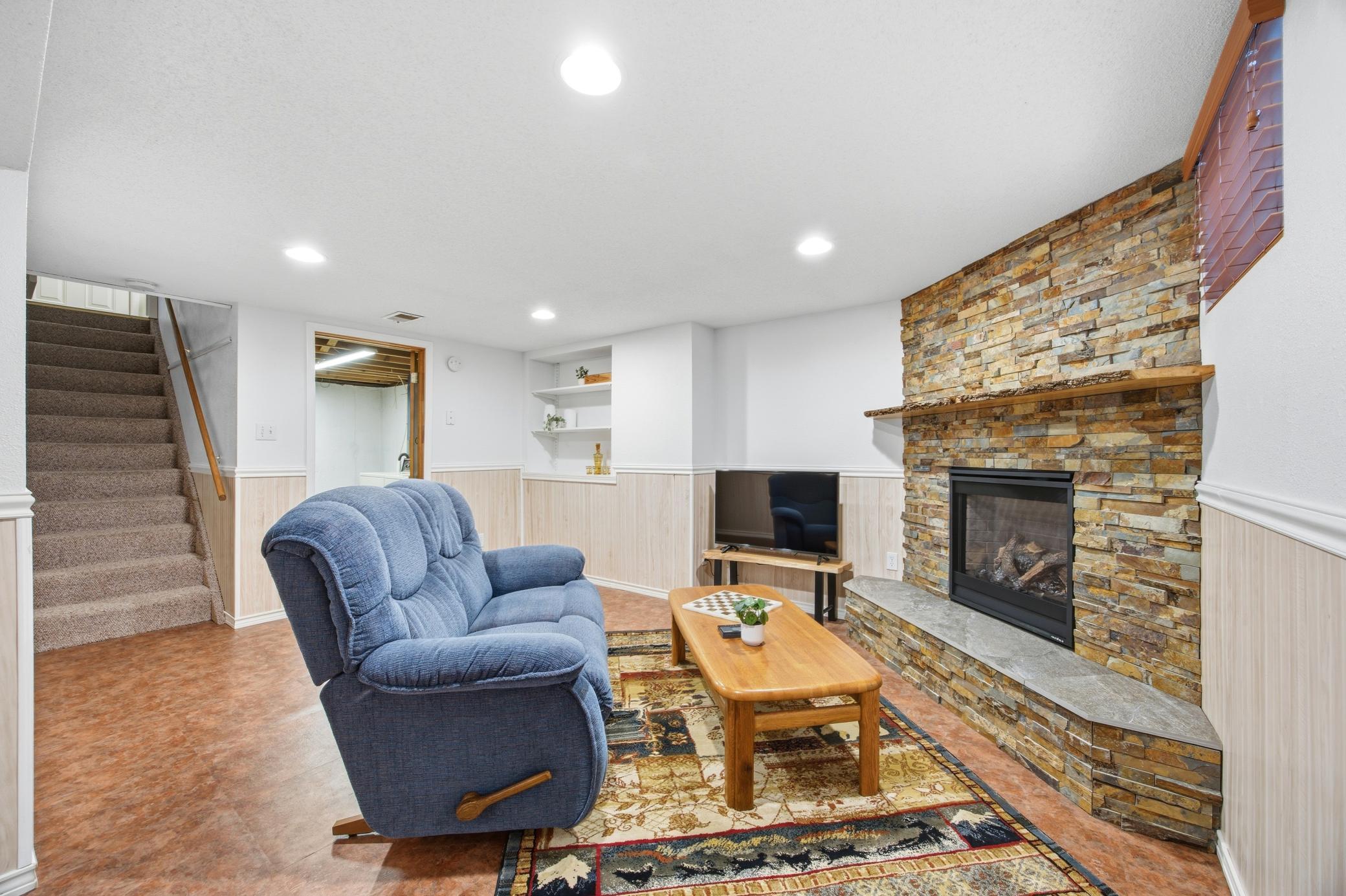 Lower level living room