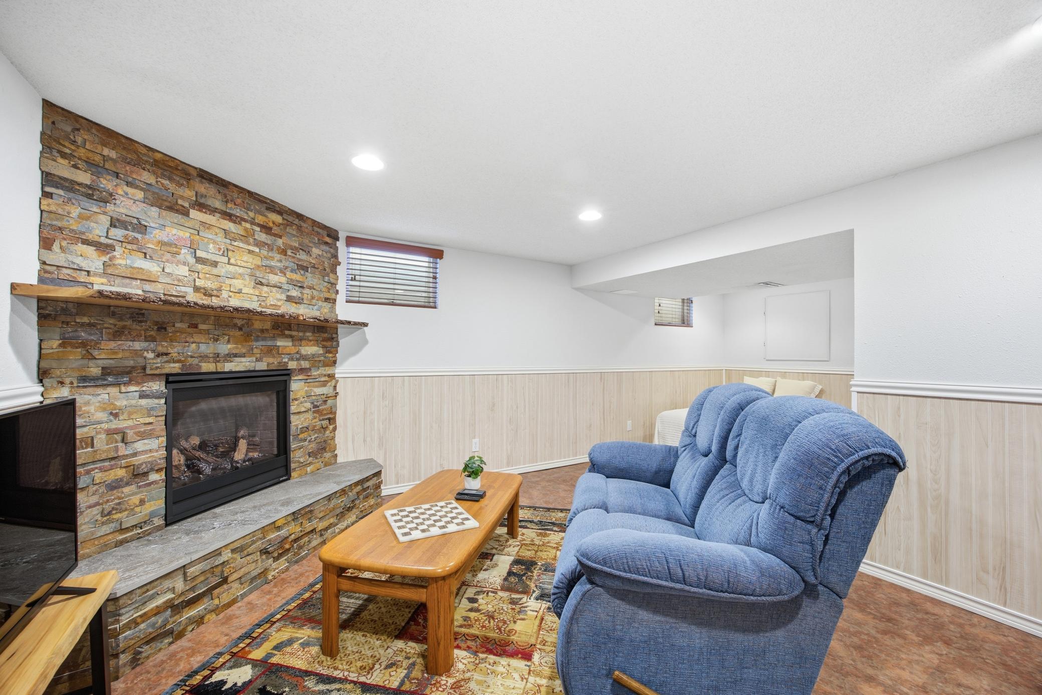 Lower level living room