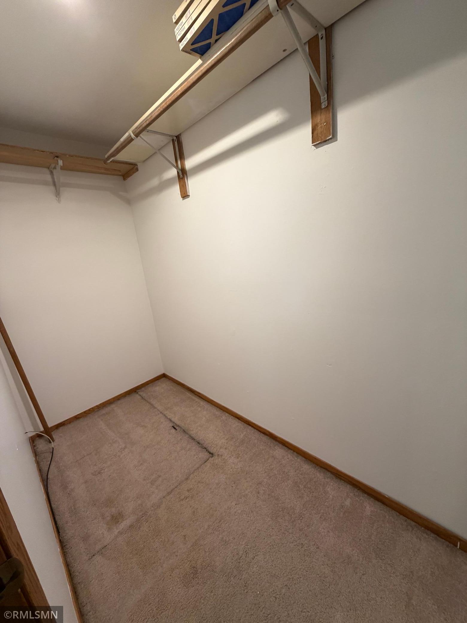 Walk-in closet in the 2nd bedroom