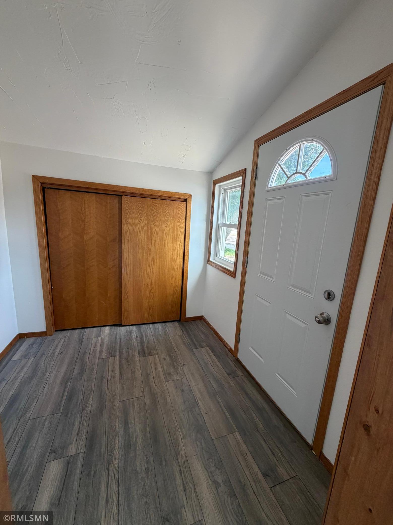 Large Foyer area to kick off shoes and coats. Spacious with a coat closet.