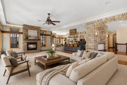 VIRTUALLY staged with a different carpet and furniture