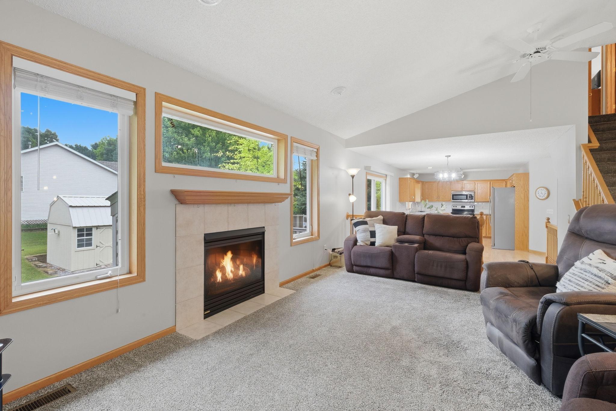 Gas fireplace