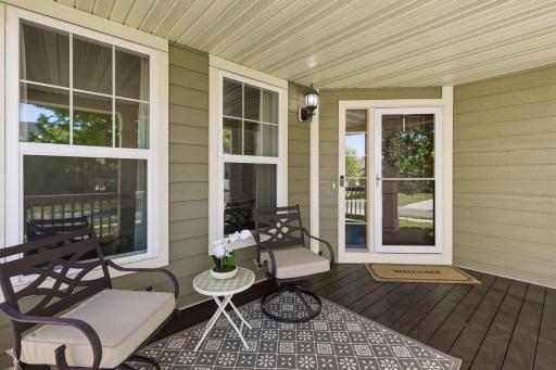 A wonderful way to start or end your day! A real front porch!