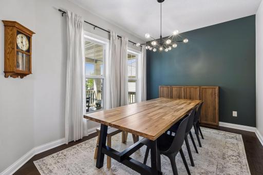 When you want to dine, this is convenient to the kitchen