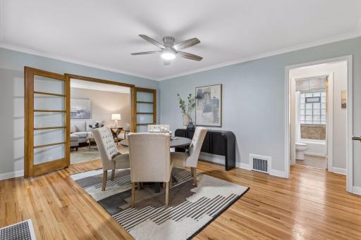 Natural light, beautiful hardwood floors, and effortless flow create an inviting first impression you'll appreciate from the moment you arrive.