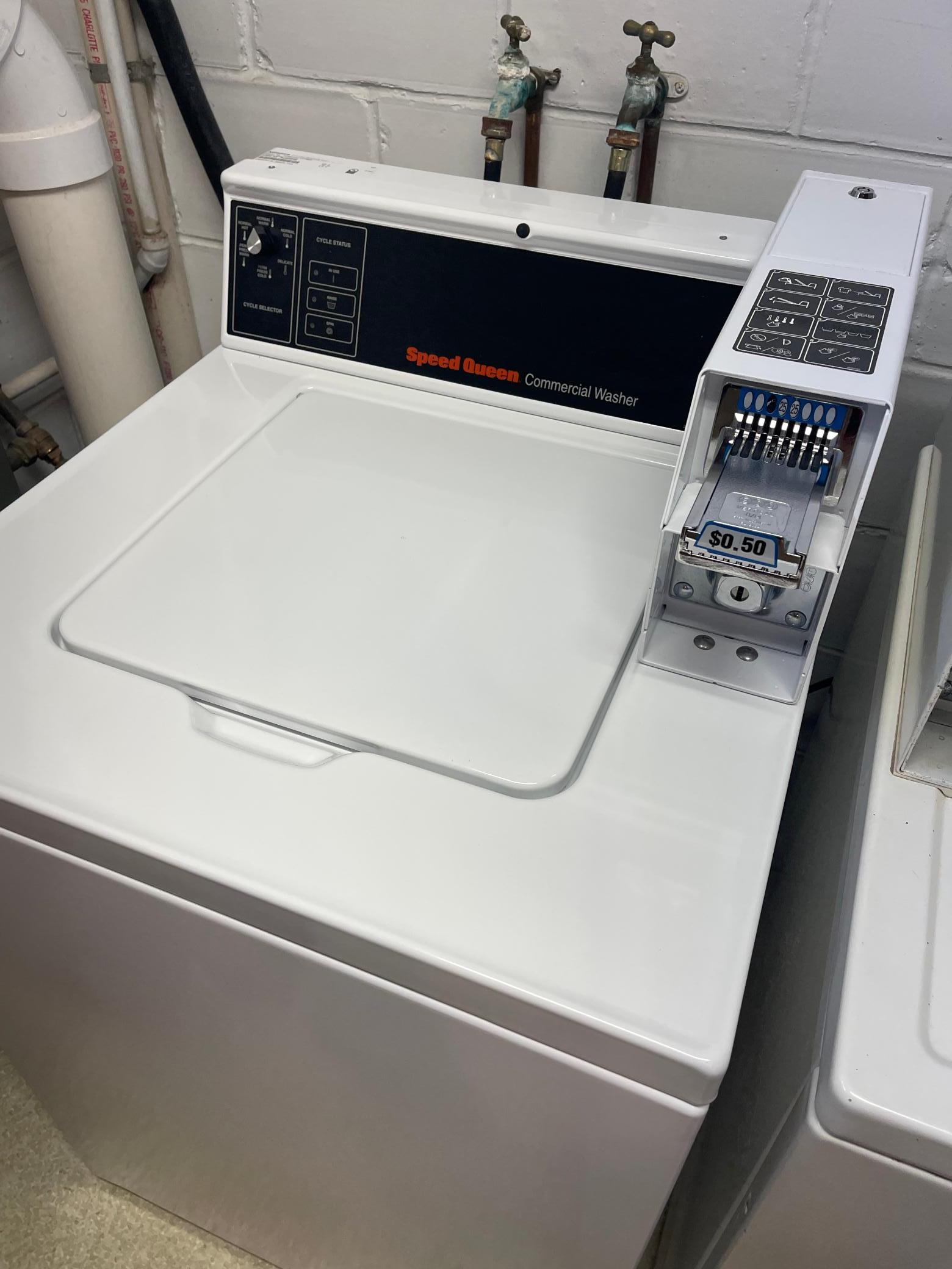 Brand new Speed Queen washer only 50 cents to wash!