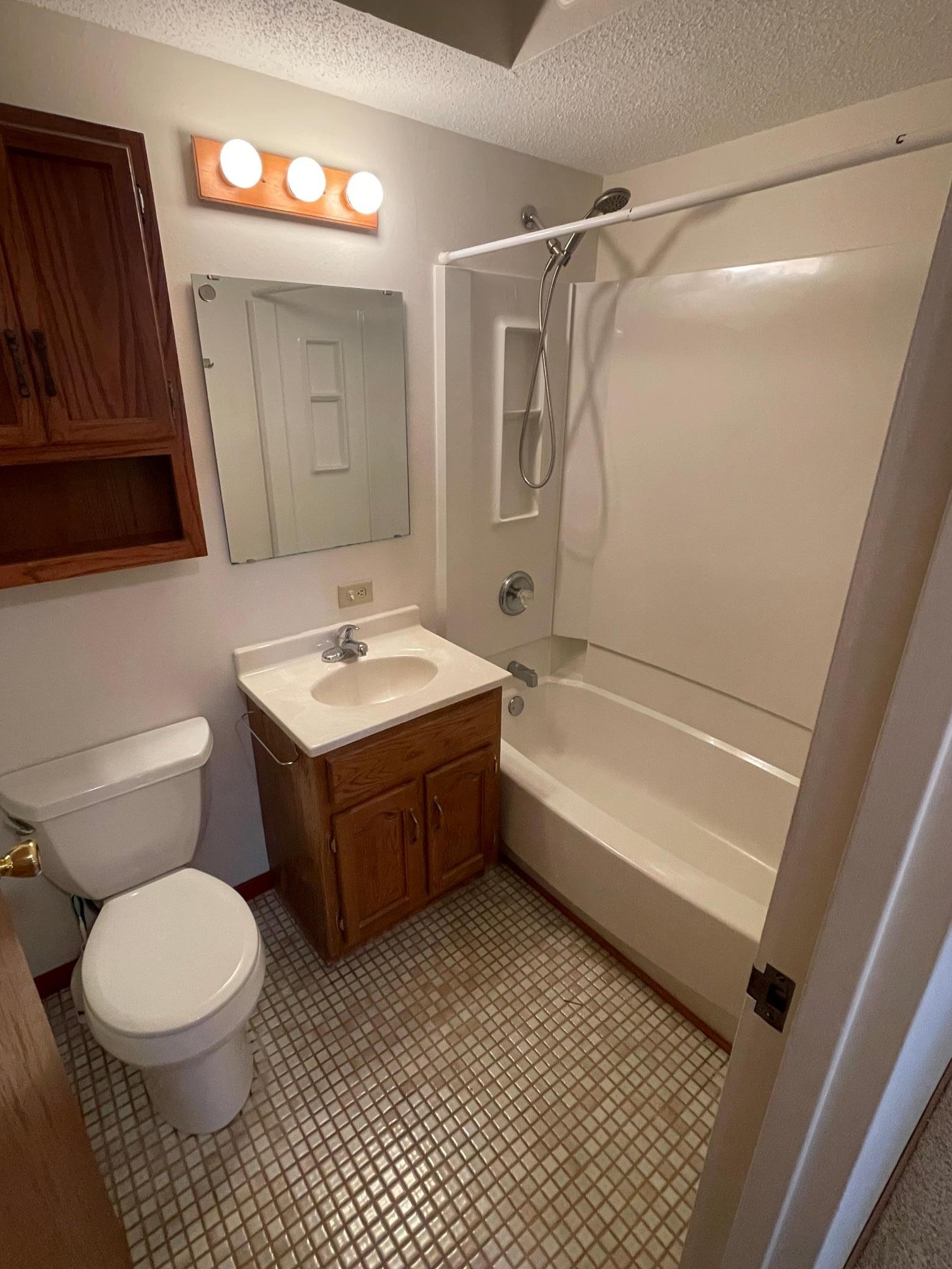 Spacious bathroom