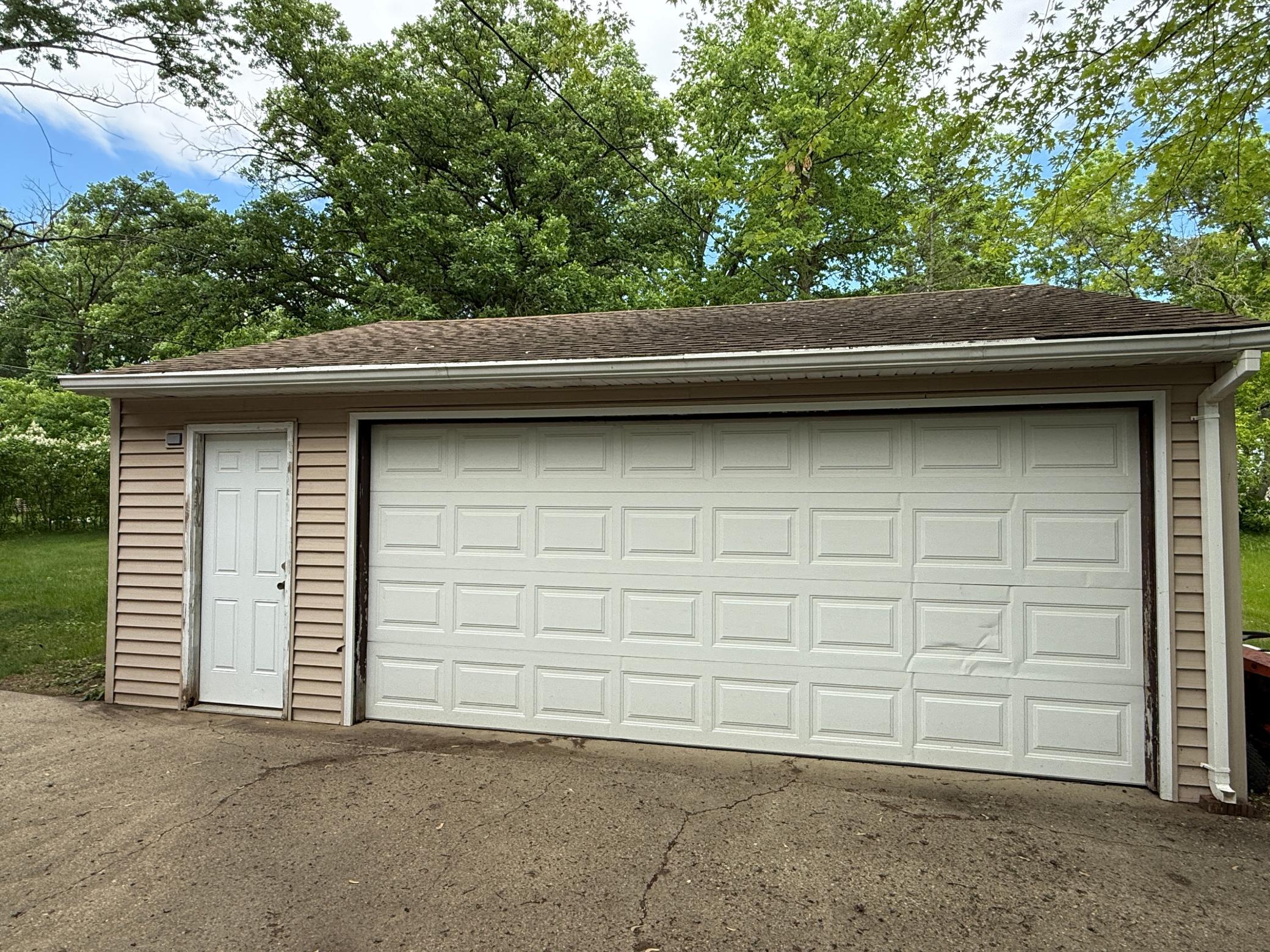 Double detached garage