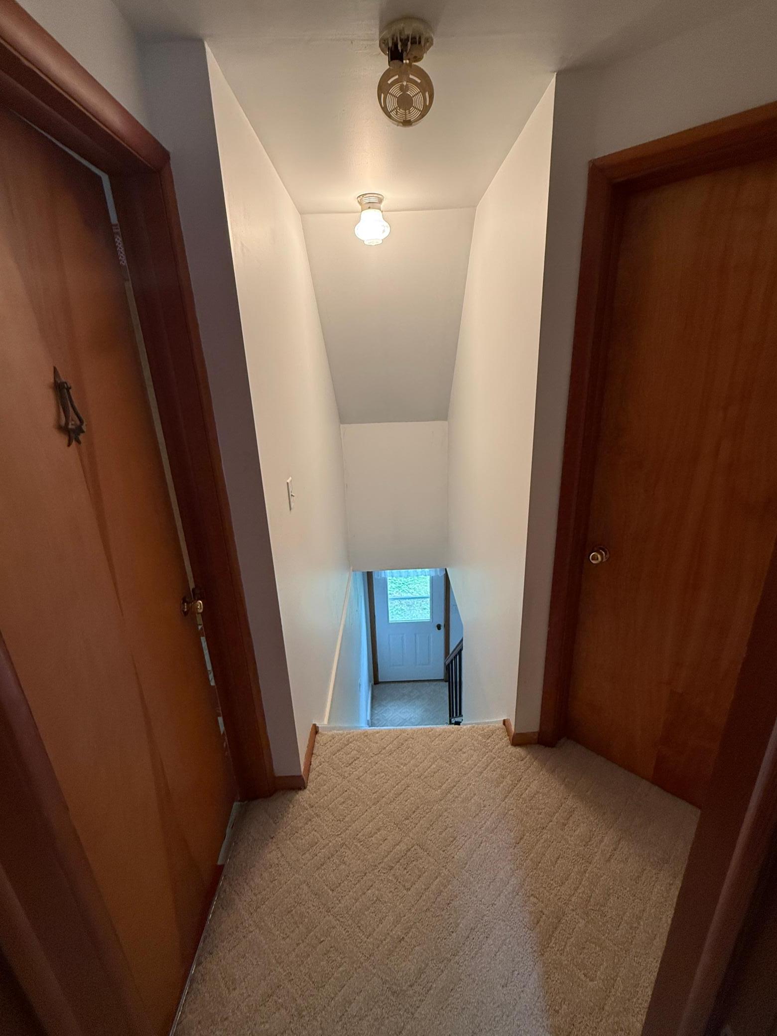 upper level hall and stairs