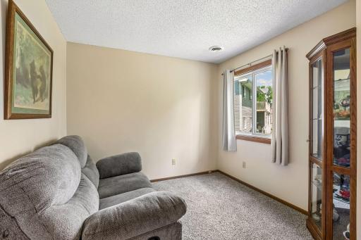 Bonus den can be used as a home office or play area.