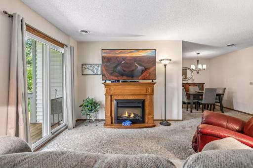 Fireplace included in the sale of the home!