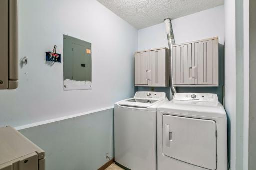 In-unit washer and dryer all new in 2025.