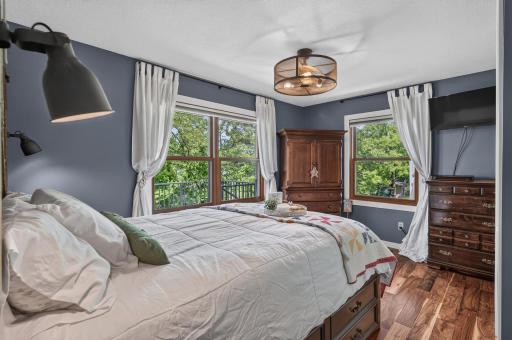 Primary bedroom with private full bathroom