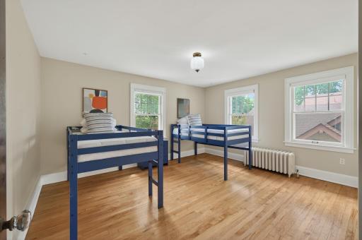 Large second bedroom with ample space for multiple uses.