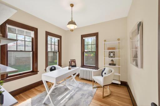 Private office ideal for working from home or creative pursuits.
