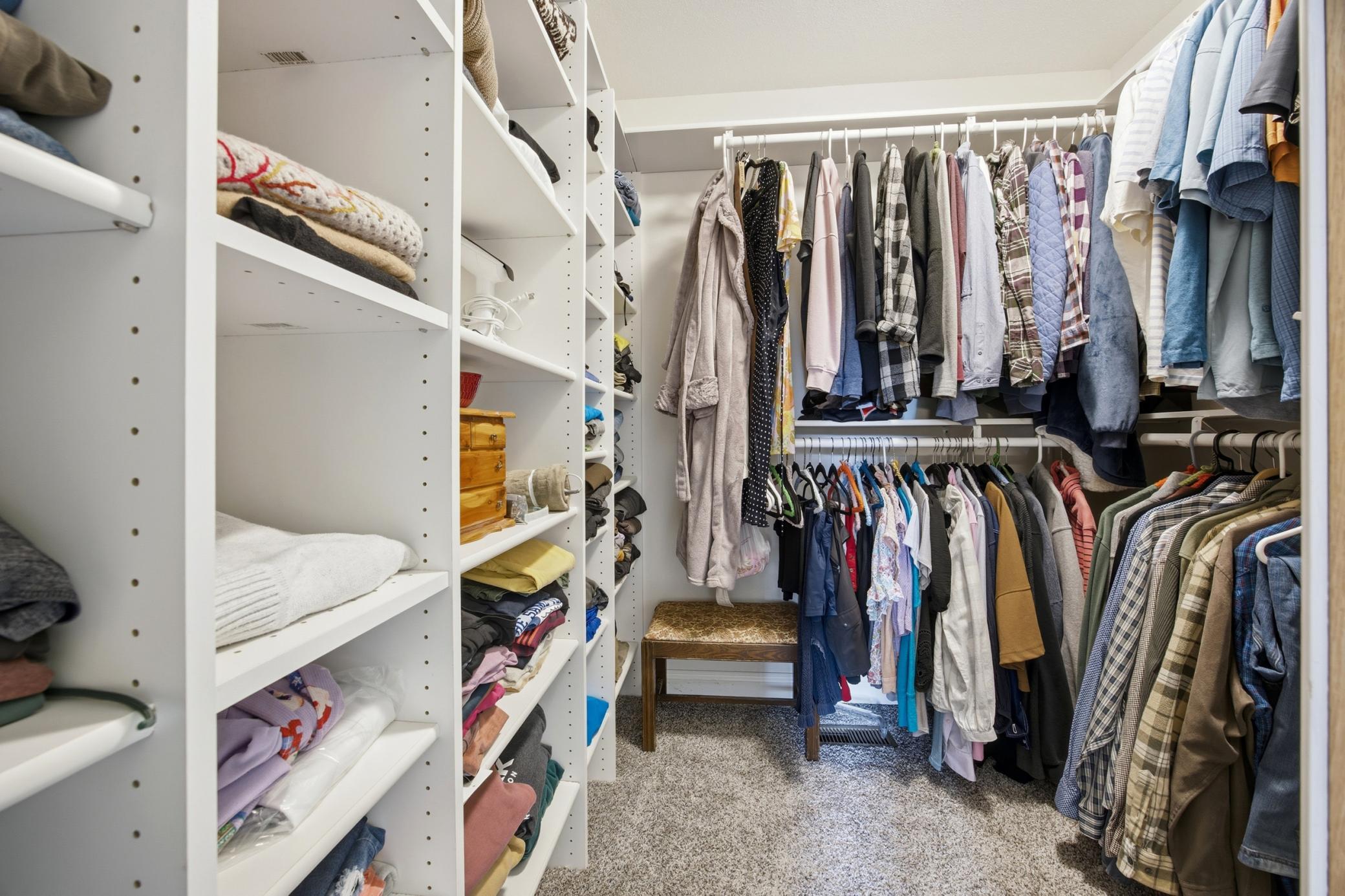 Primary Walk in Closet