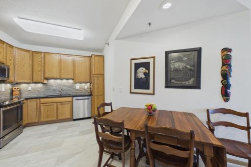 Wall was removed to create an Open floor plan