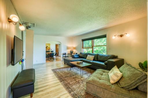 Updated vinyl flooring throughout