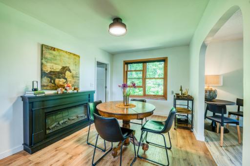 Plenty of natural light and beautiful tree top views