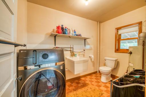 Lower Level Laundry and half bath