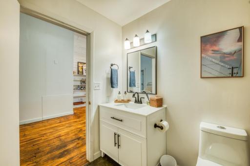 Main level bath just off great room