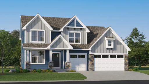 Photo for 1702 Hadley Hills Drive NE, Rochester, MN 55906 - listing #7086812 (Exterior rendering, actual home's finishes will vary.)