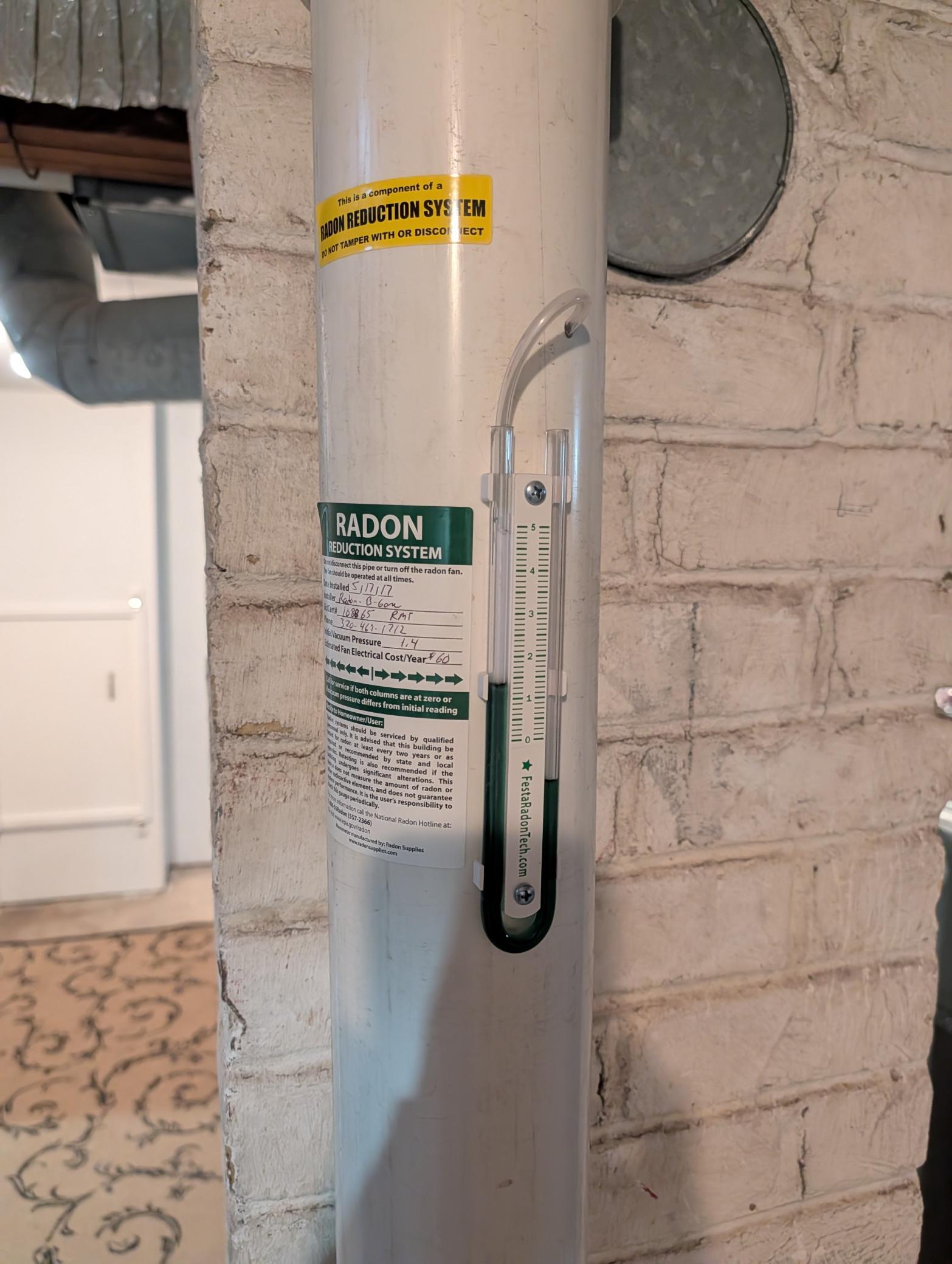 Radon system