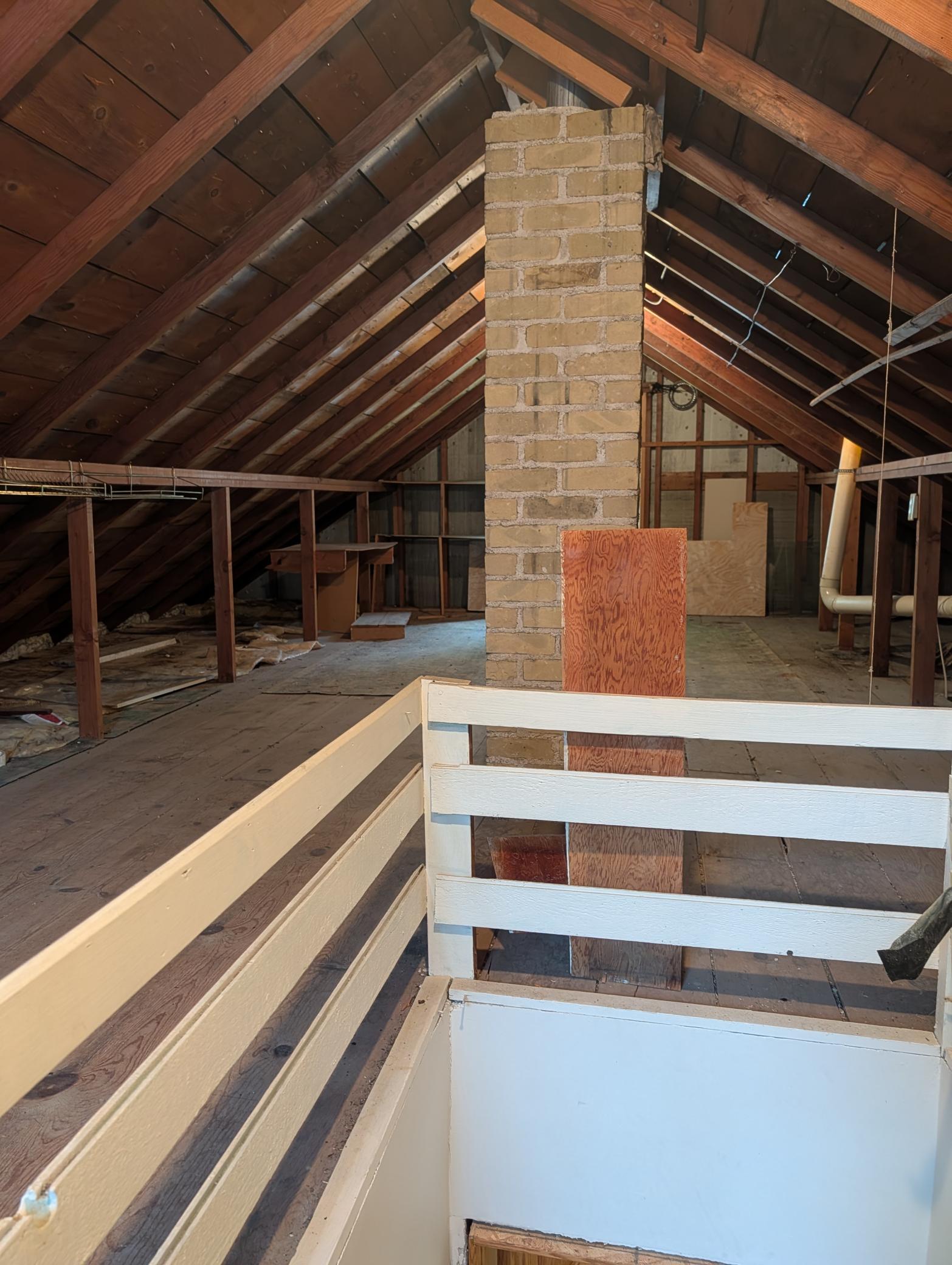 Walk up attic