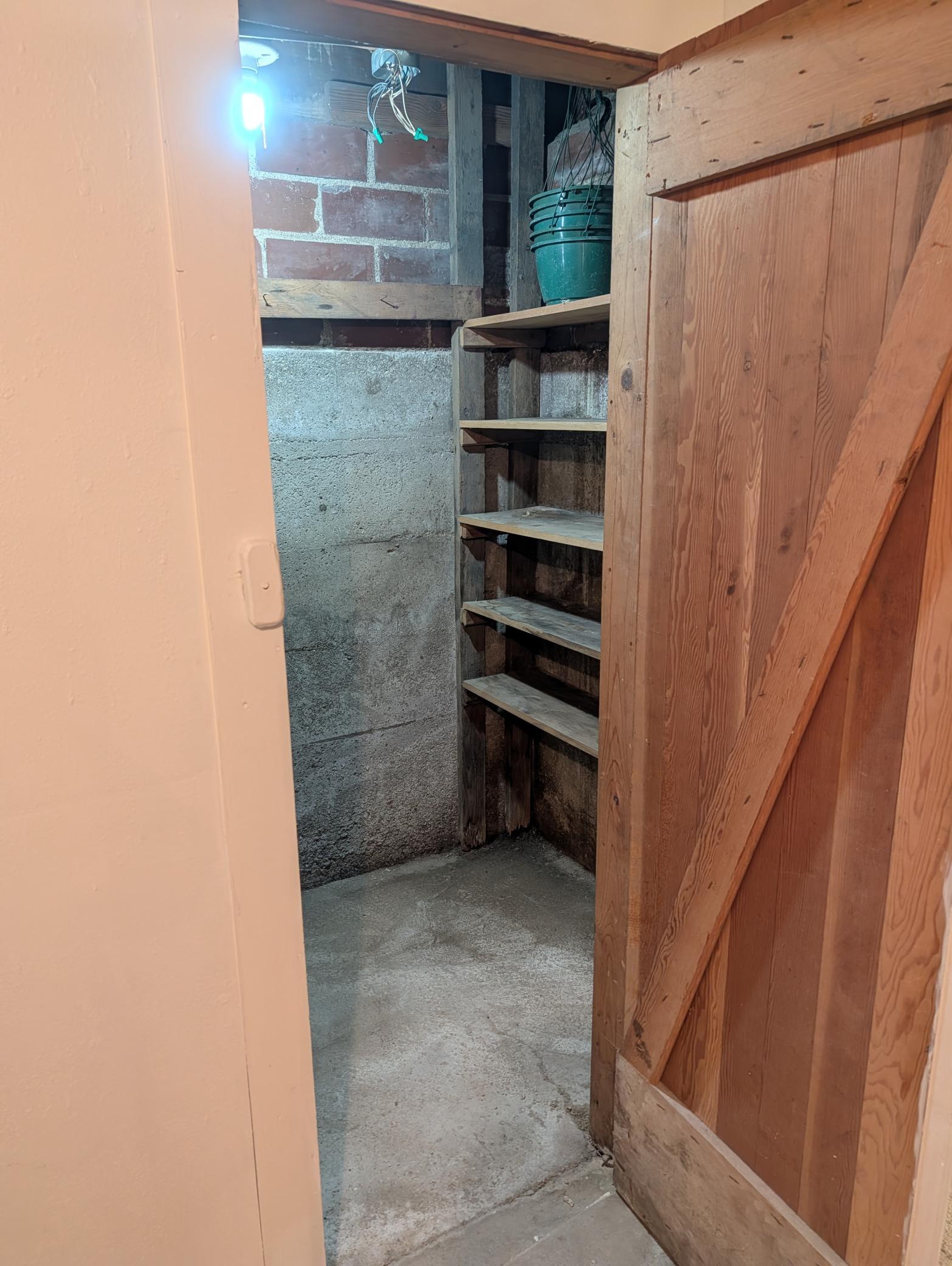 Basement storage