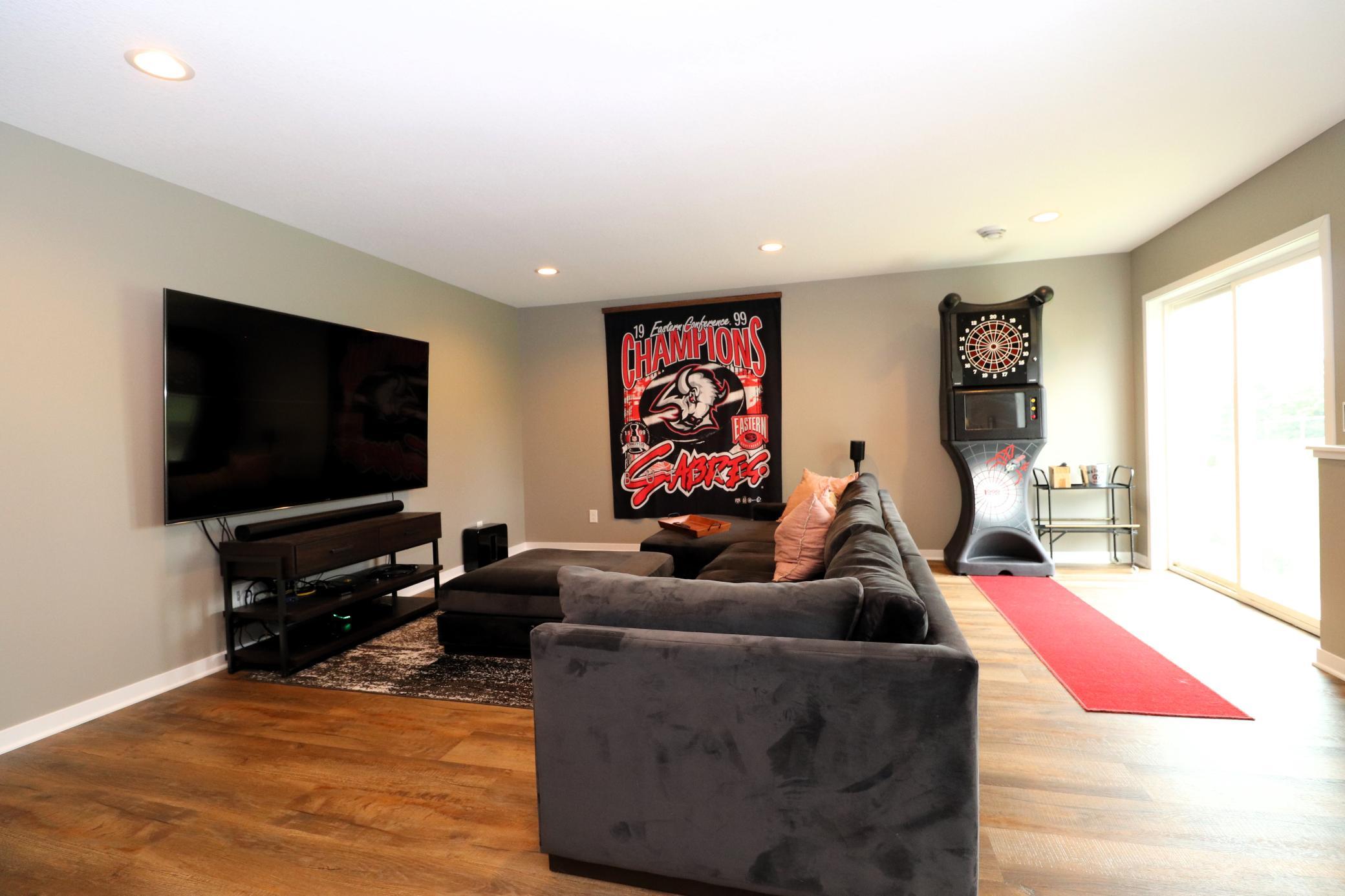 Lower level family room