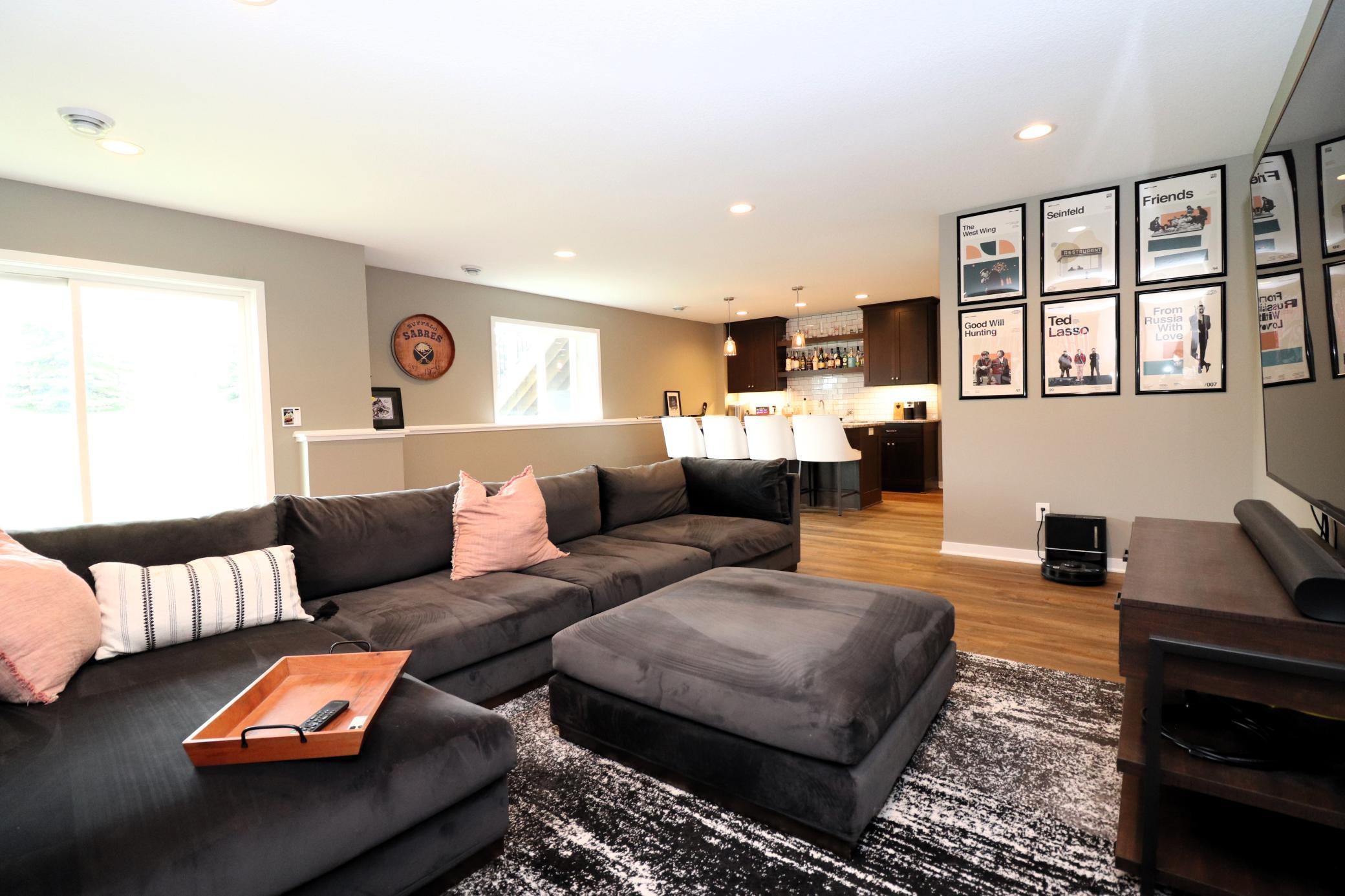 Lower level family room