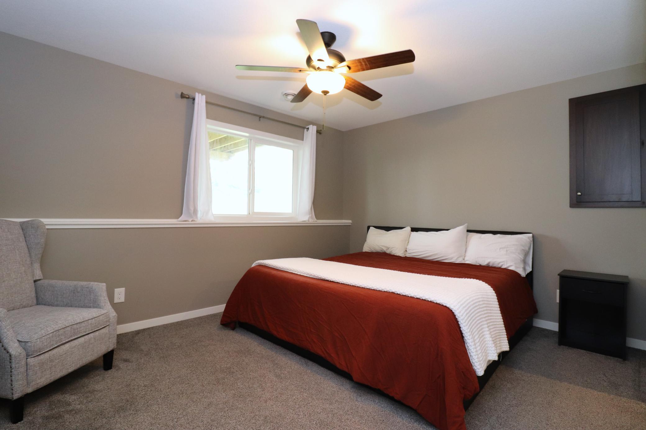 Lower level bedroom