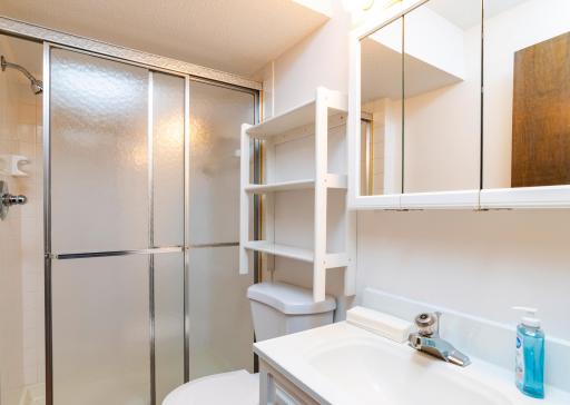 Lower level 3/4 bath.